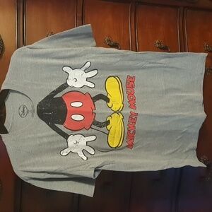 Mickey Mouse Your Face Tee sz L